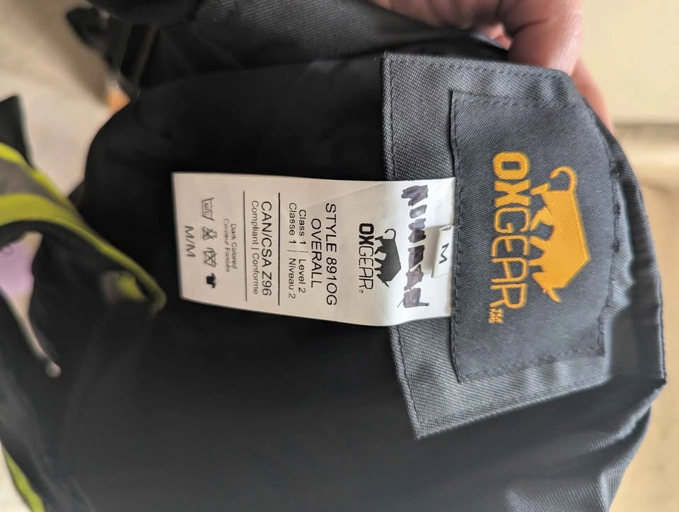OXGEAR Winter Reflective Work Overalls / Snow Pants - size M - photo 4