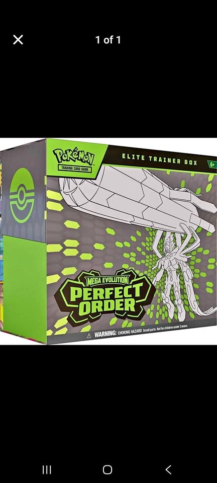 Pokemon Perfect Order ETB Brand New Sealed!
