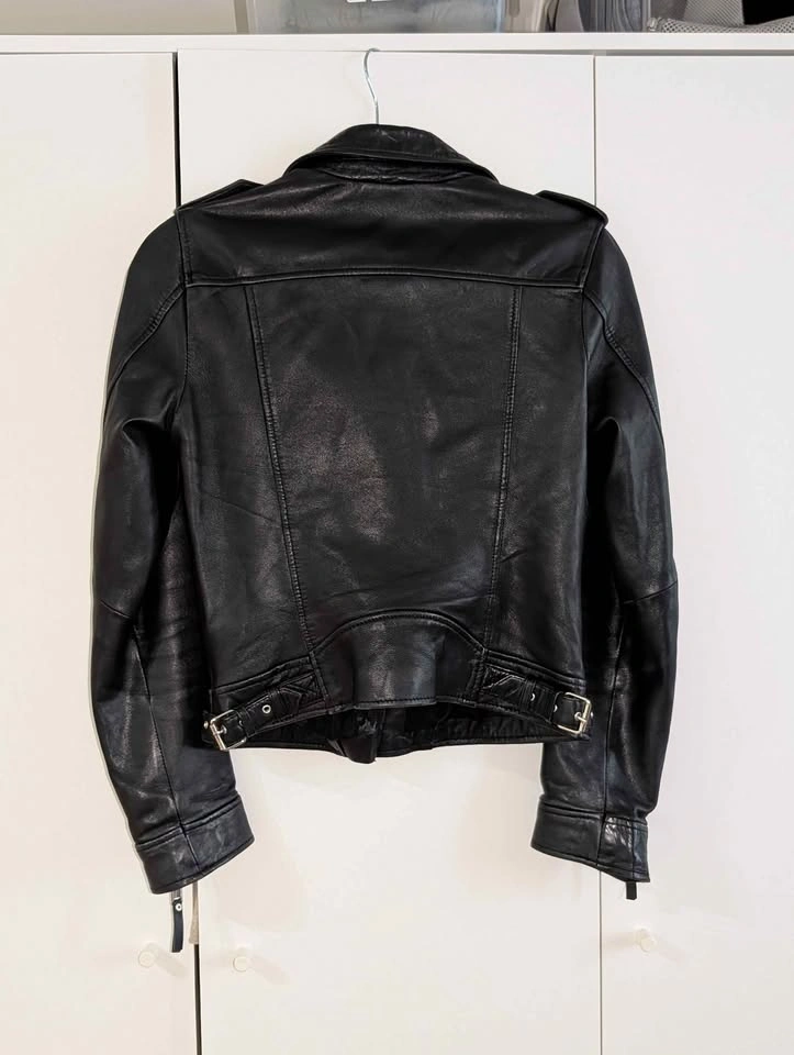 Zara TRF Leather Biker Jacket - photo 2
