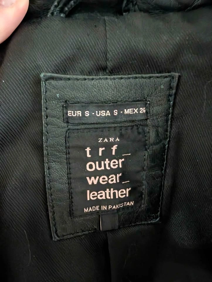 Zara TRF Leather Biker Jacket - photo 3