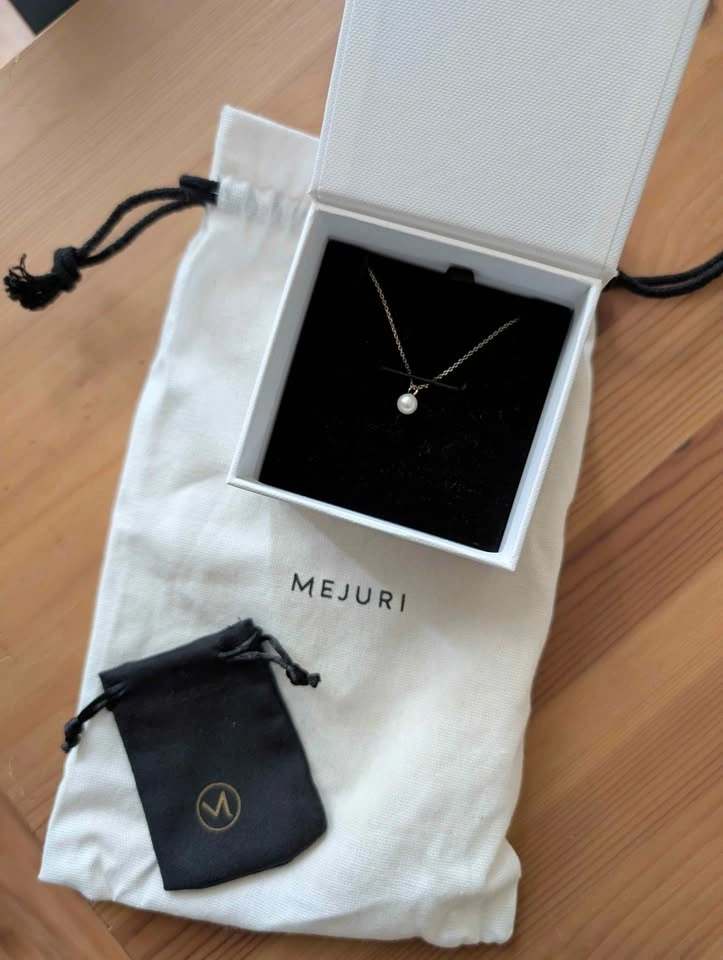 Mejuri Mini Pearl Pendant Necklace - photo 2
