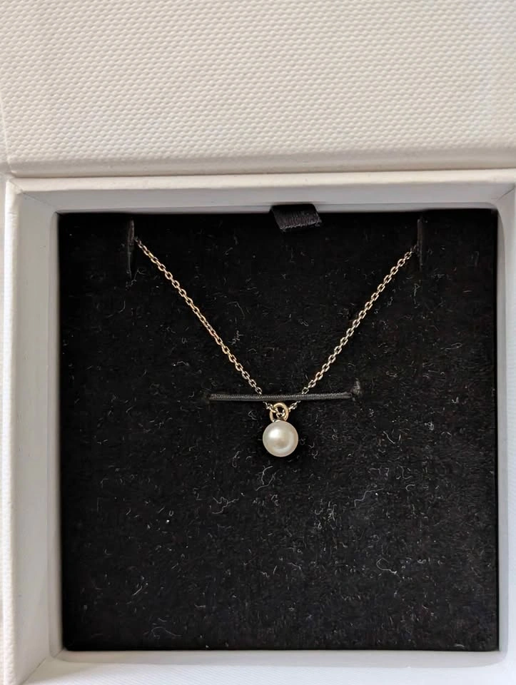 Mejuri Mini Pearl Pendant Necklace - photo 3