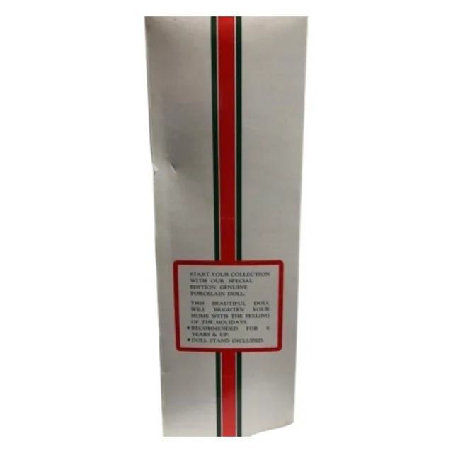 HOLIDAY MOMENTS Porcelain White Christmas Doll image indicator(3)