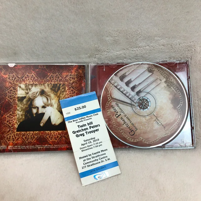 Burnt Toast & Offerings CD by Gretchen Peters (SIGNED) image indicator(7)