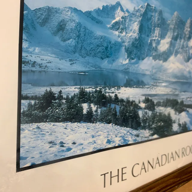 The Majestic The Canadian Rockies Framed Print 19x25 image indicator(5)