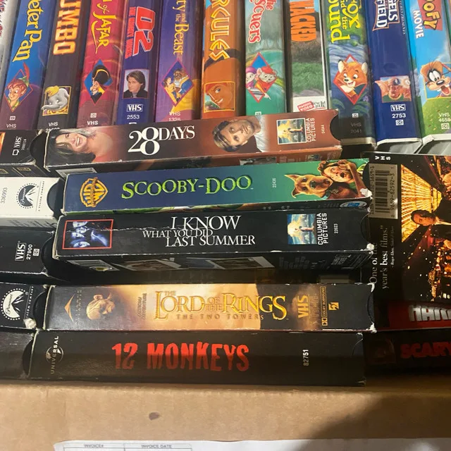Large Collection of VHS Movies approx 80 Tapes image indicator(5)