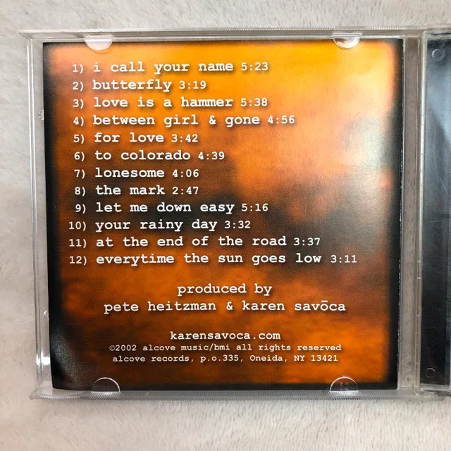 All My Excuses Music CD by Karen Savoca (SIGNED) image indicator(4)