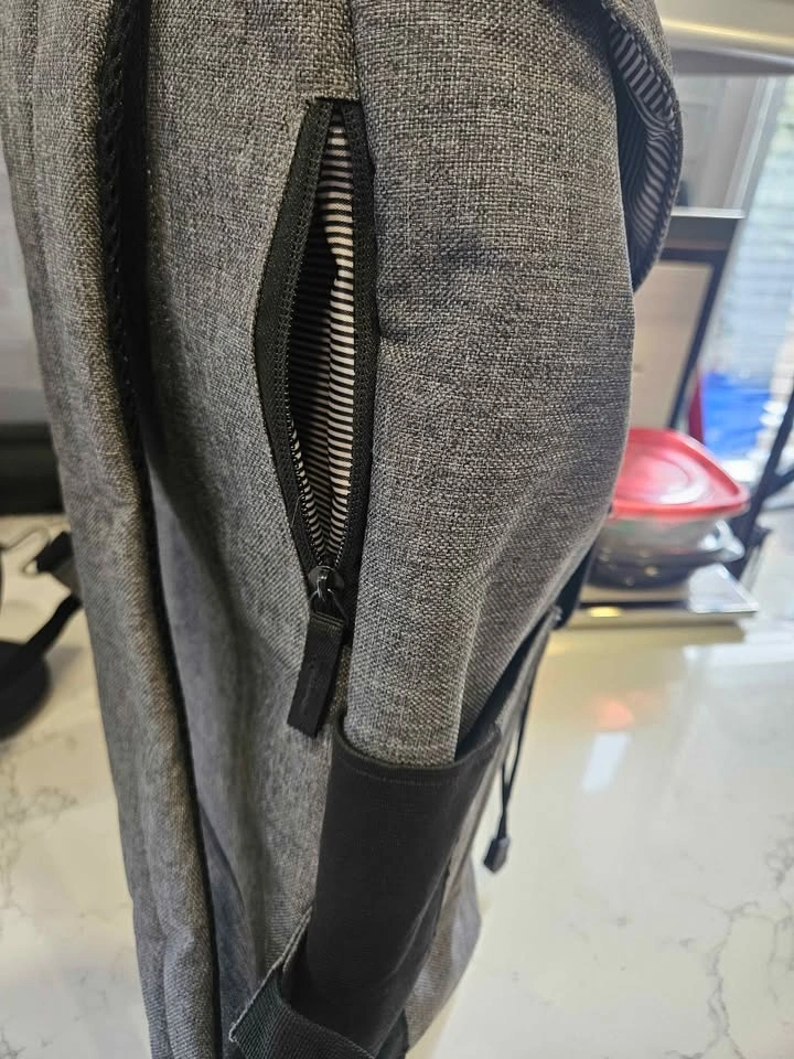 Grey Backpack with Buckles - photo 5