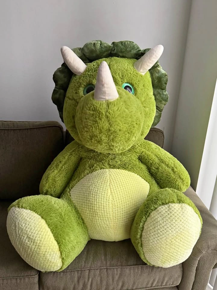 Giant plush dinosaur