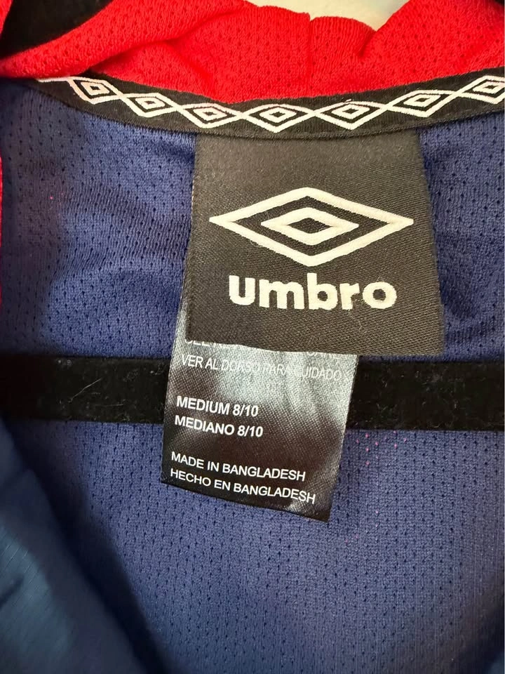 Boys Size 8/10 USA Flag Red Blue Jacket $5 - photo 2