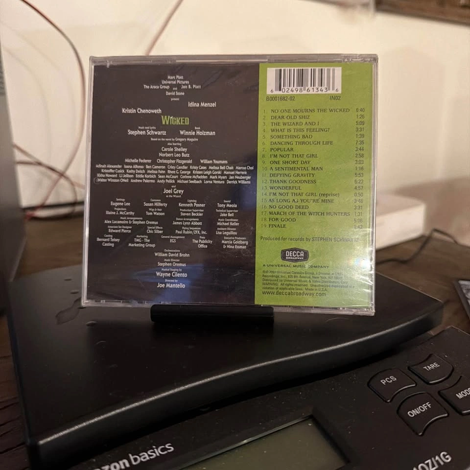 Wicked The Musical Soundtrack Brand New Sealed - photo 2