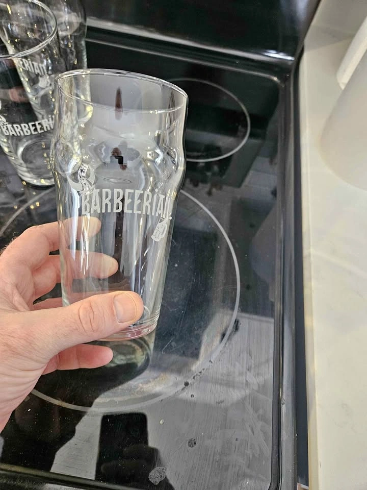 Set of 5 Tall Beer Glasses