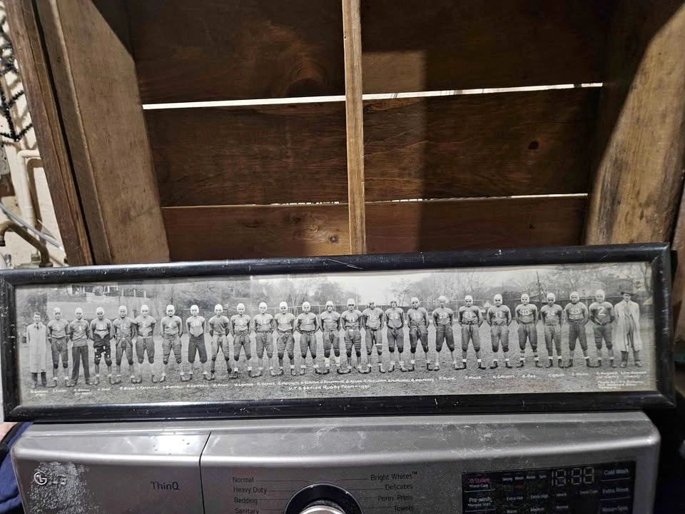Framed 1941 U.T.S. Senior Rugby Team Photo