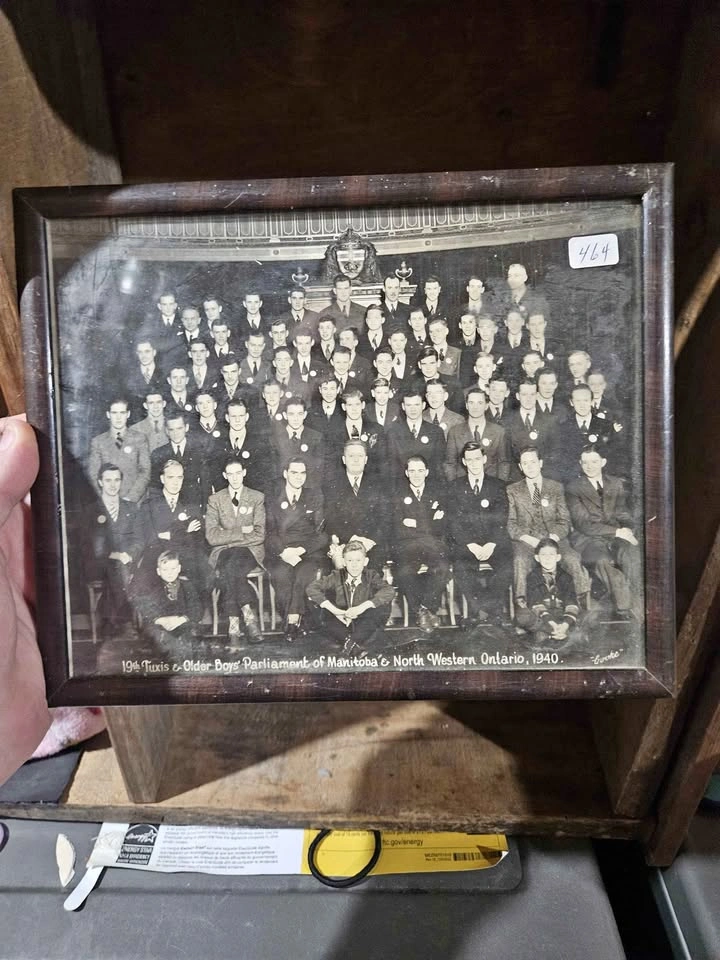 Vintage 1940 Tuxis & Older Boys' Parliament Photo