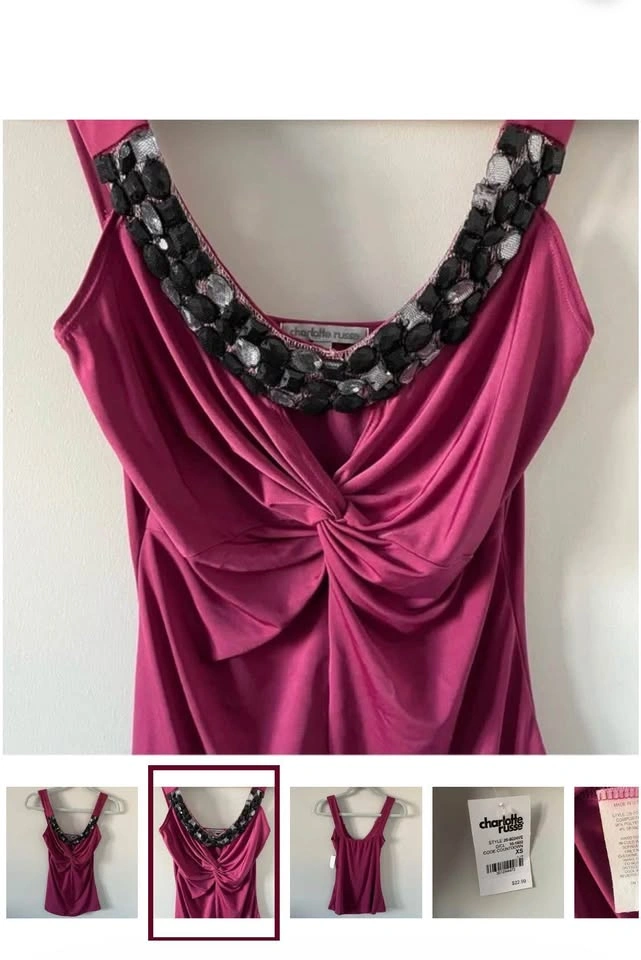 Charlotte Russe Sequin Top Size Small - photo 4