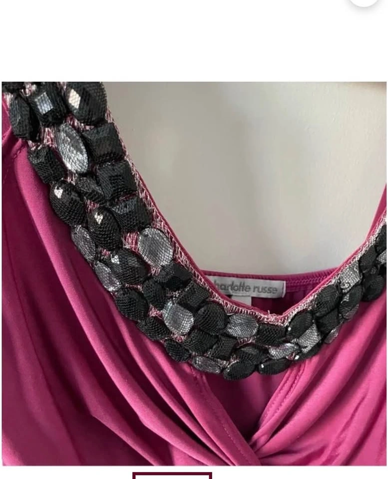 Charlotte Russe Sequin Top Size Small - photo 5