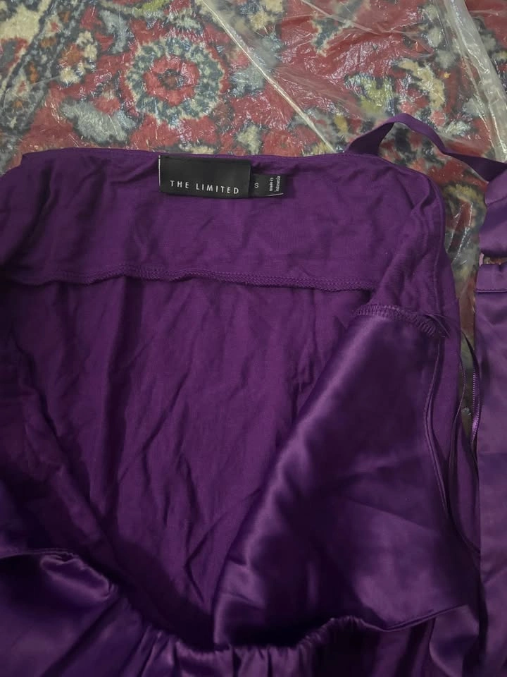 Beautiful purple top - size small by The Limited - photo 3