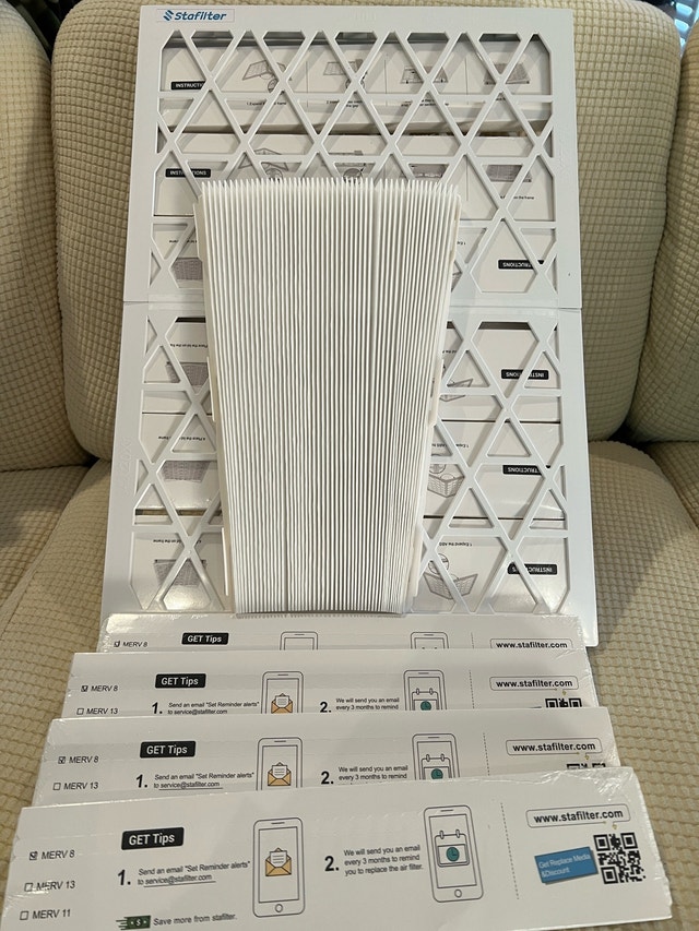 100%NEW Stafilter Reusable Frame & Air Filters Orig$45 NOW$20