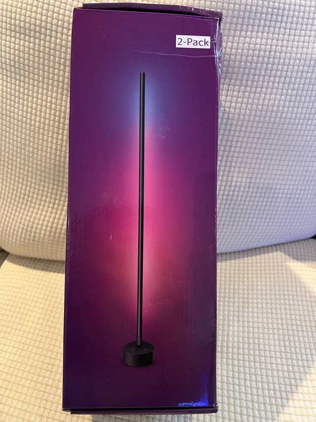 2 Stylish Corner Floor Lamps - New!