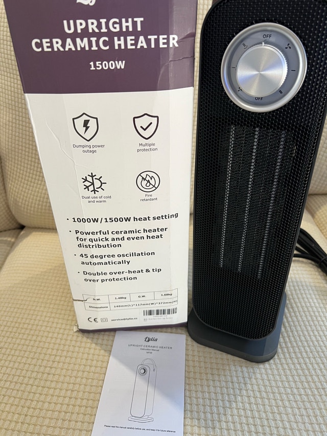 100% NEW High Quality Modern Ceramic Heater Orig $140 NOW $50 - photo 4