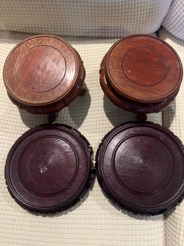 Used wood plant stand 2 pairs orig $20 NOW $8 - photo 3