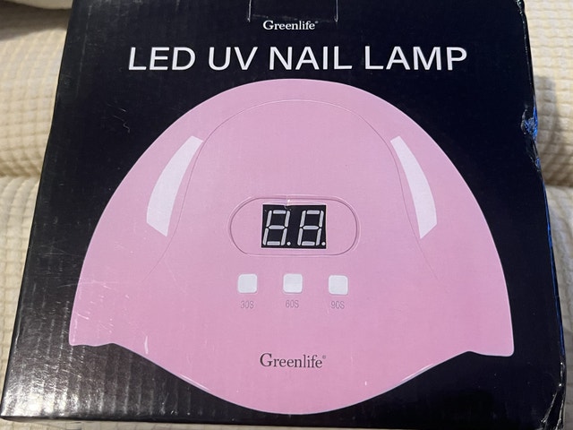 100%NEW Greenlife LED UV Nail Lamp - $10