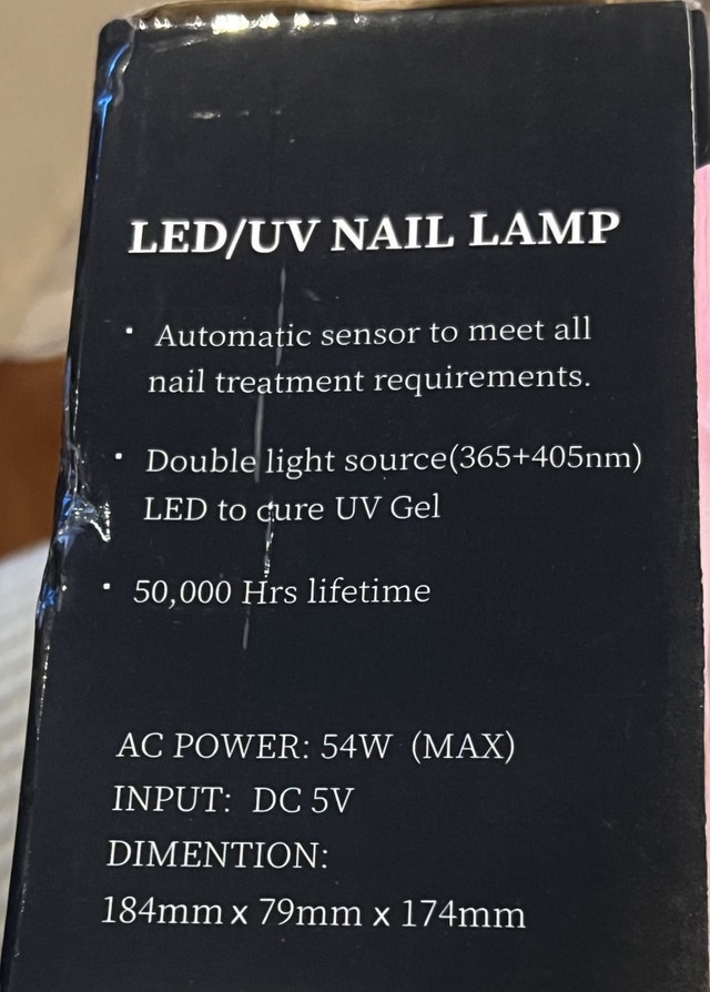 100%NEW Greenlife LED UV Nail Lamp - $10 - photo 4