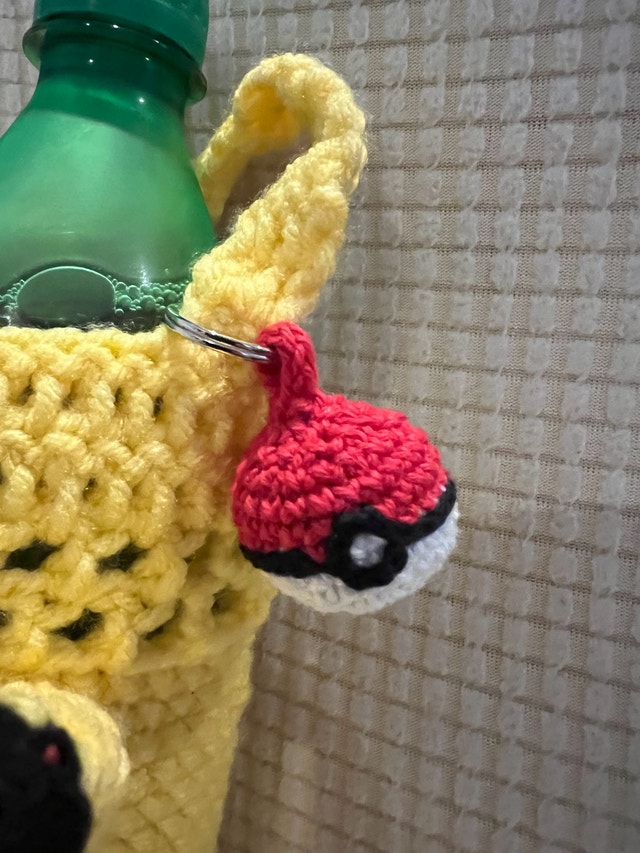 Pokémon VeryCute 100% Handmade 100% New Unique Bottle Cozy $35 - photo 2