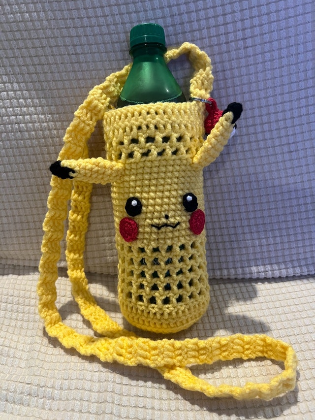 Pokémon VeryCute 100% Handmade 100% New Unique Bottle Cozy $35 - photo 3