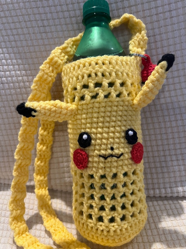 Pokémon VeryCute 100% Handmade 100% New Unique Bottle Cozy $35 - photo 5