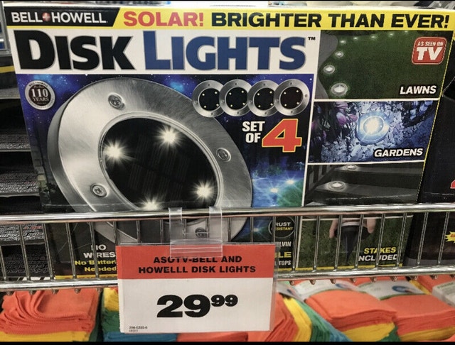 New Solar Disk Lights - 6 pcs - $32 - photo 2