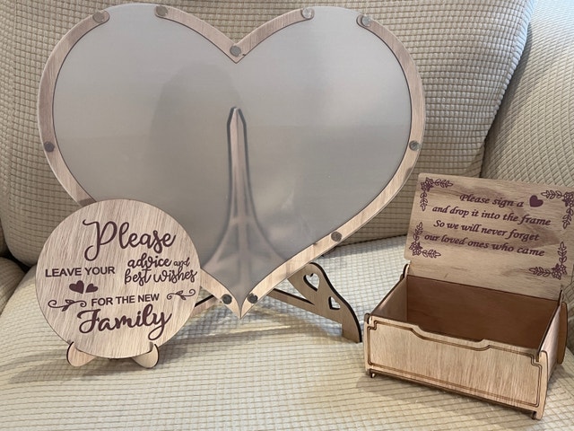 100% NEW Wedding Guestbook Alternatives - Orig $45, NOW $15