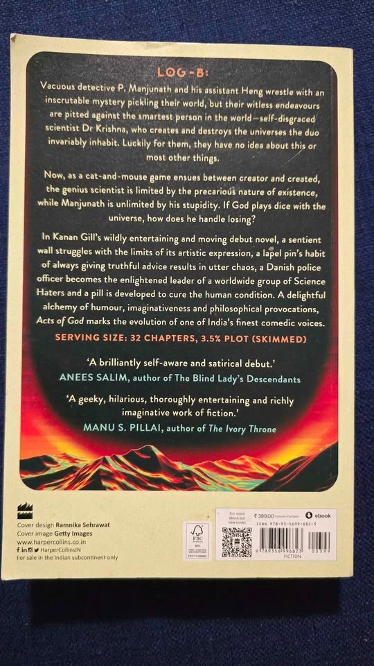 Acts of God by Kanan Gill - National Bestseller Book - photo 2