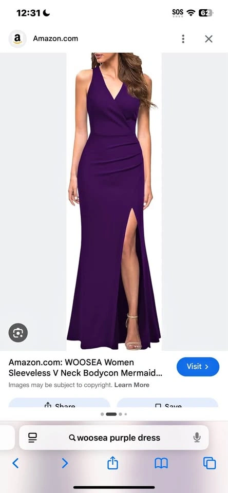 Purple dress