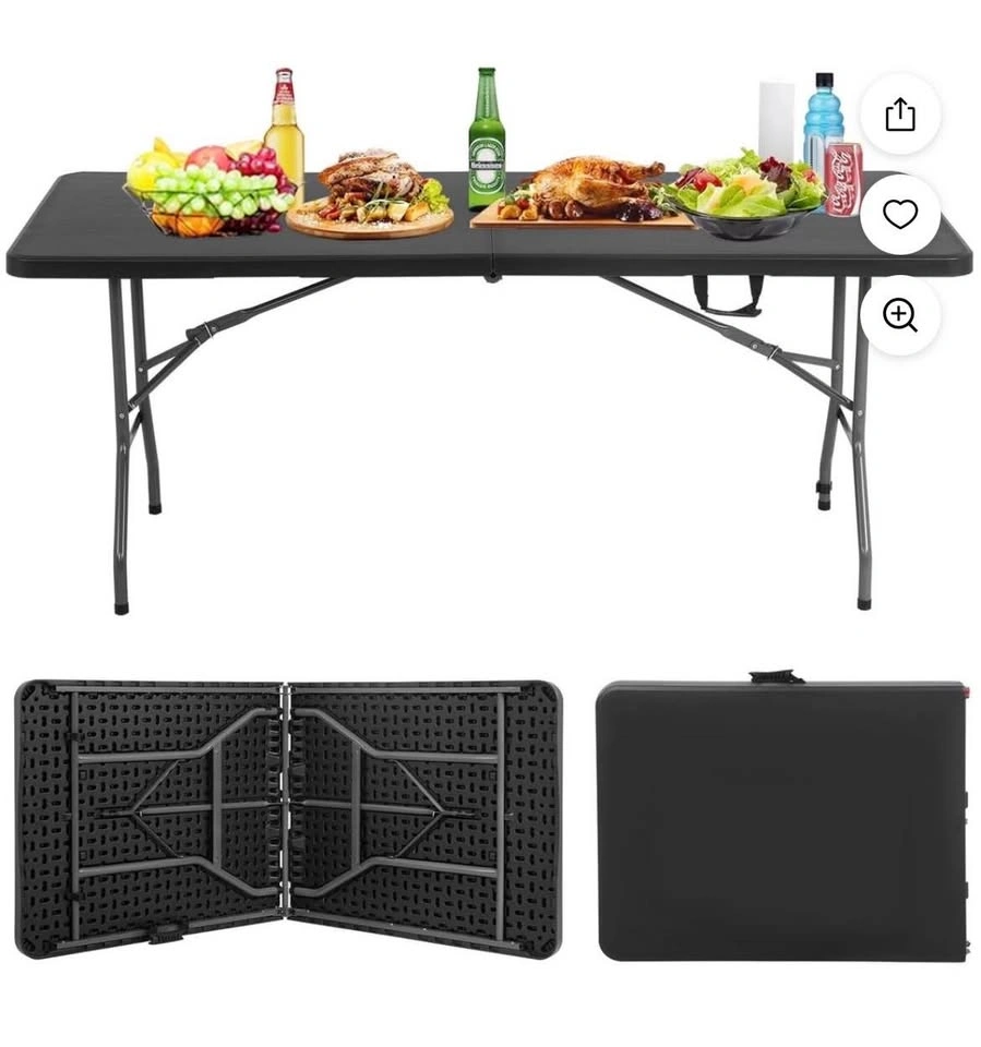 NiamVelo 6-Foot Folding Plastic Table - photo 3
