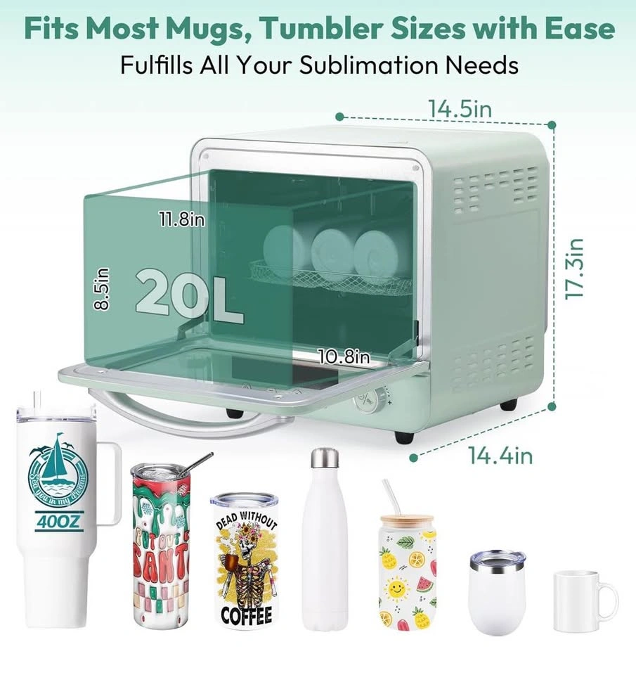 OFFNOVA 20L 110V 1250W Sublimation Oven Convection - photo 4