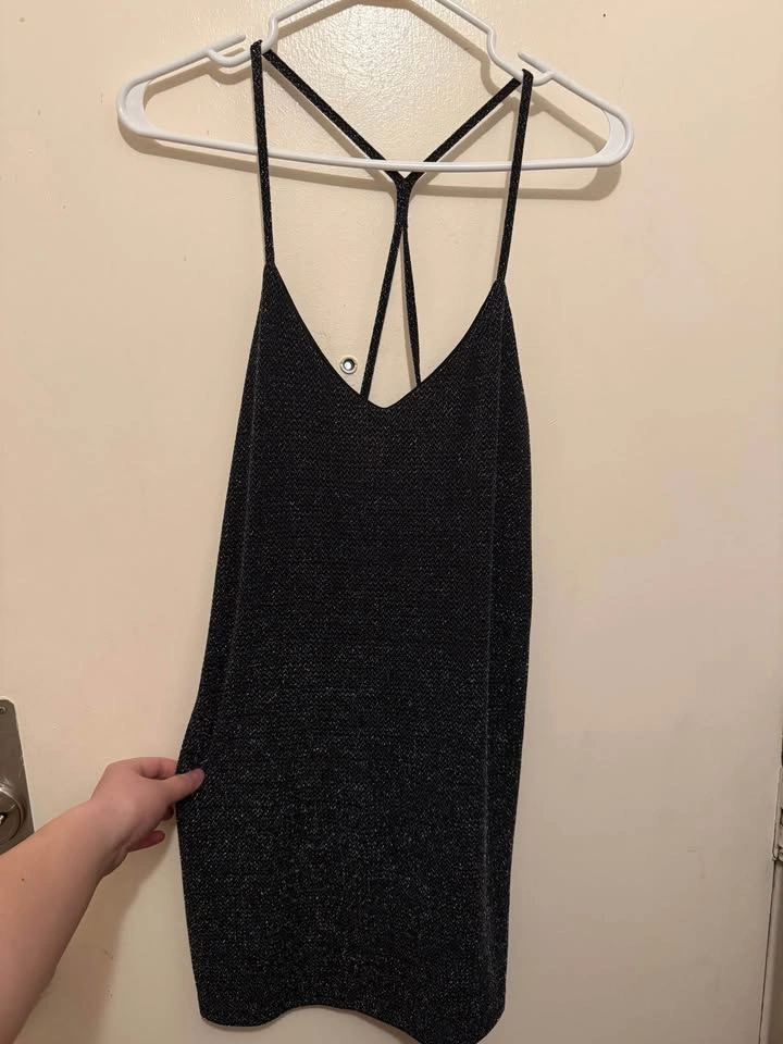 Black Glitter/Shimmer Dress size XL - photo 2