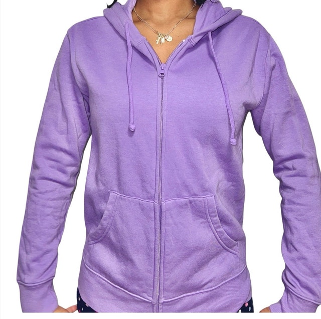 Zip Hoodie - Women's Size Small - Lavender