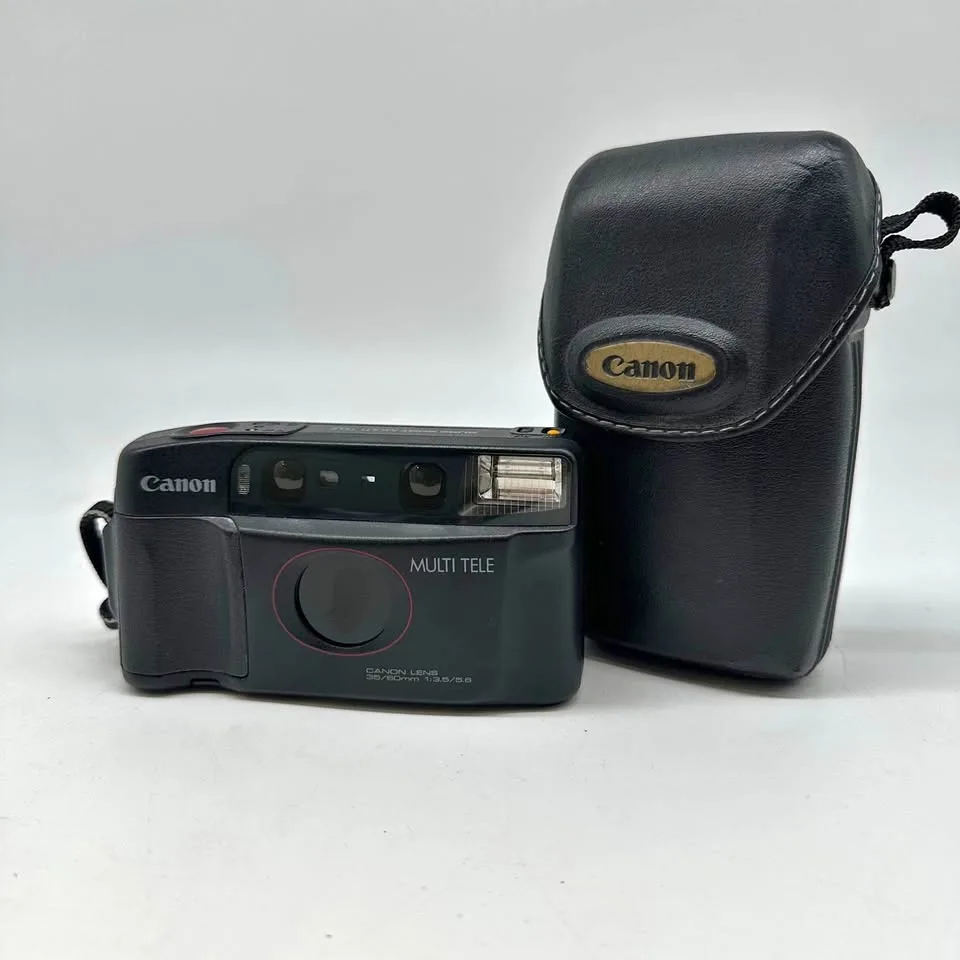 Canon Sure Shot Multi Tele 35/60mm 35mm Film Camera w/ Case thumbnail