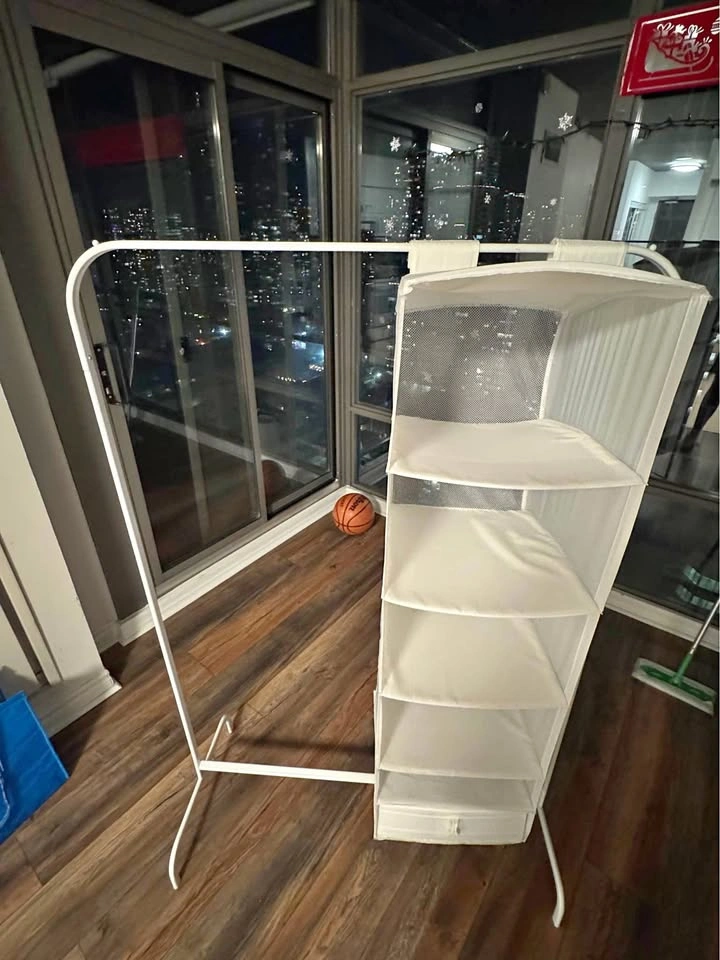 Ikea Mulig Clothes Rack and Organizer