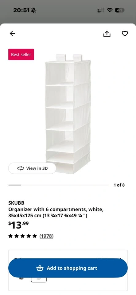 Ikea Mulig Clothes Rack and Organizer - photo 3