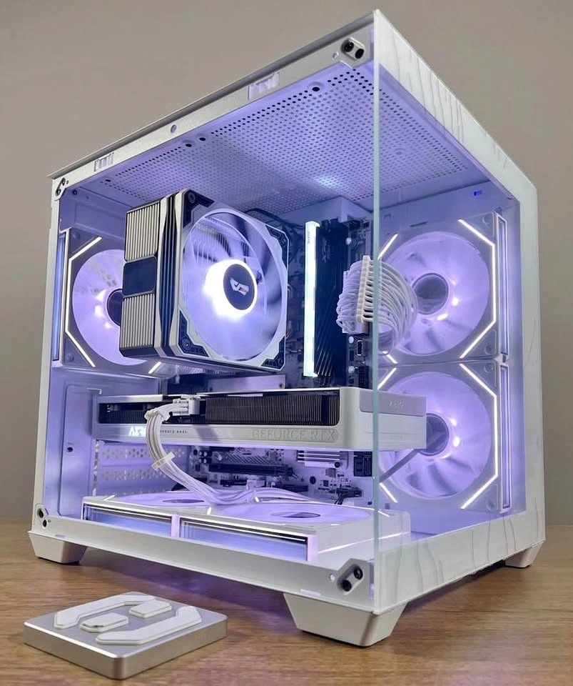 MINI WHITE PC🤍 • 5060ti 16GB • 7500F • DDR5