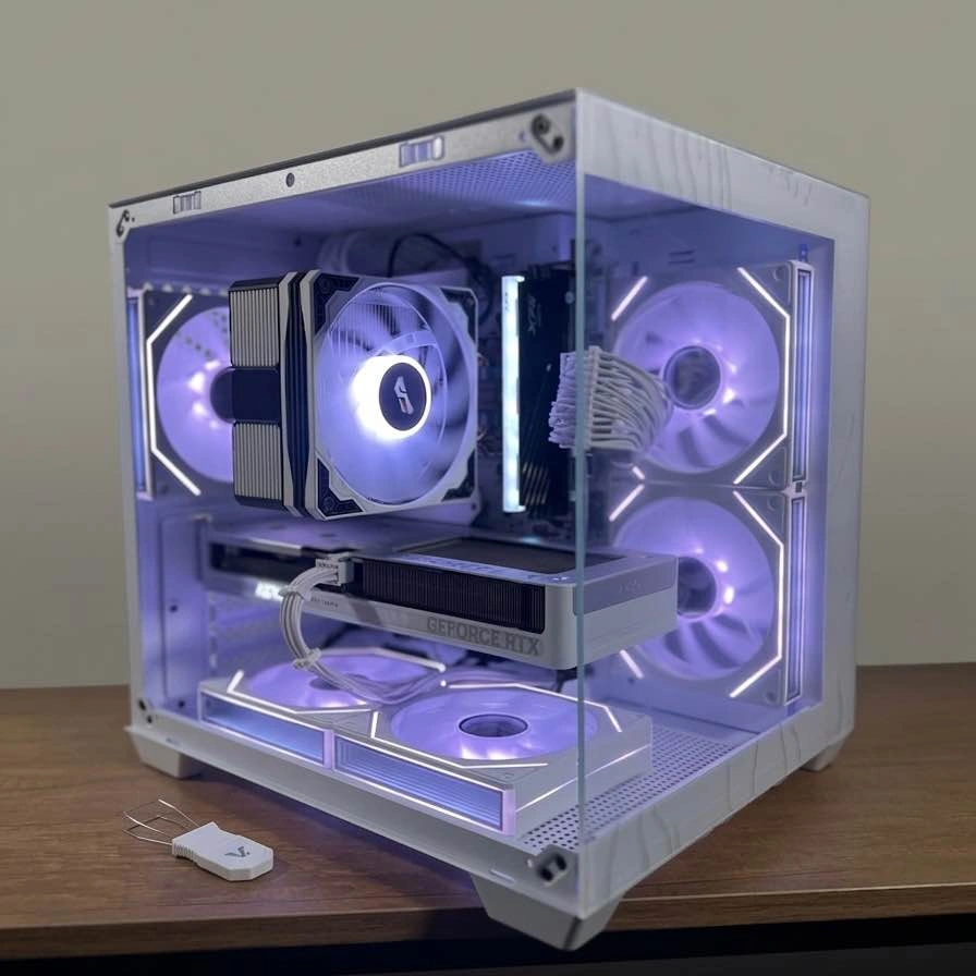 MINI WHITE PC🤍 • 5060ti 16GB • 7500F • DDR5 - photo 2