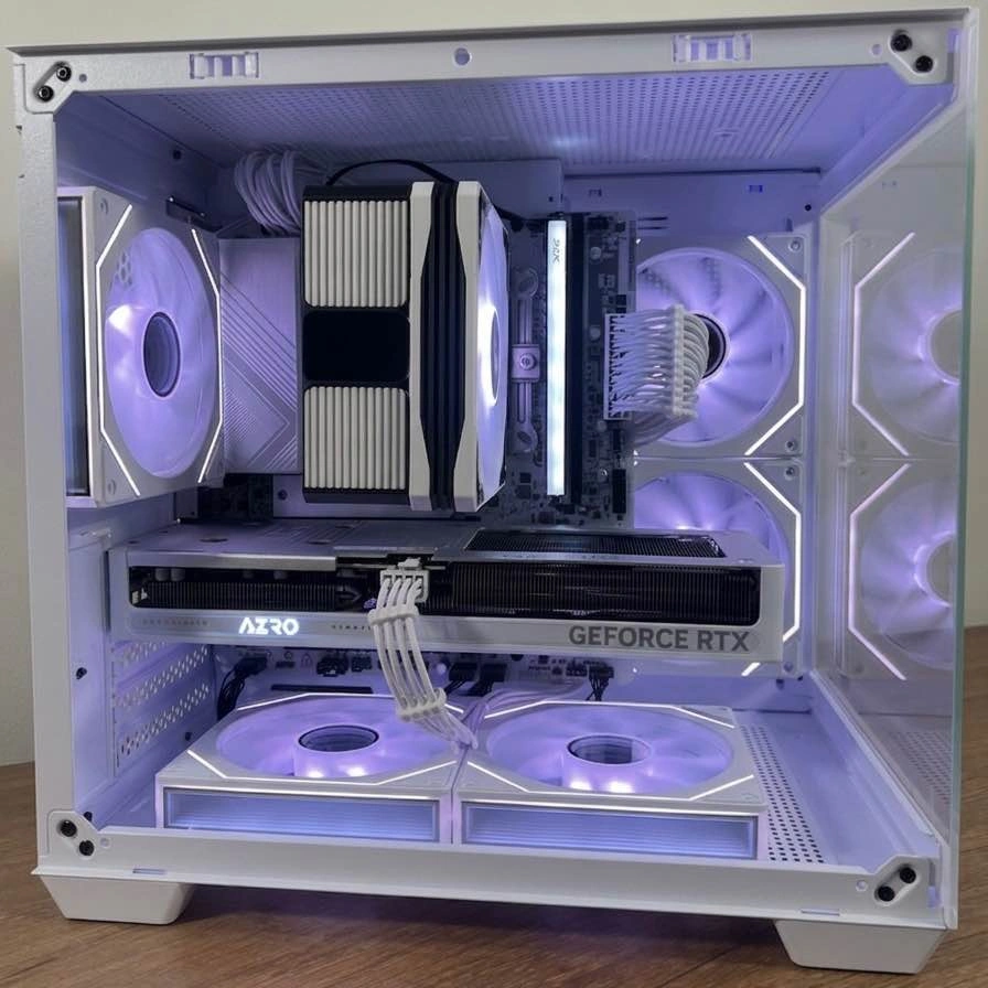 MINI WHITE PC🤍 • 5060ti 16GB • 7500F • DDR5 - photo 5