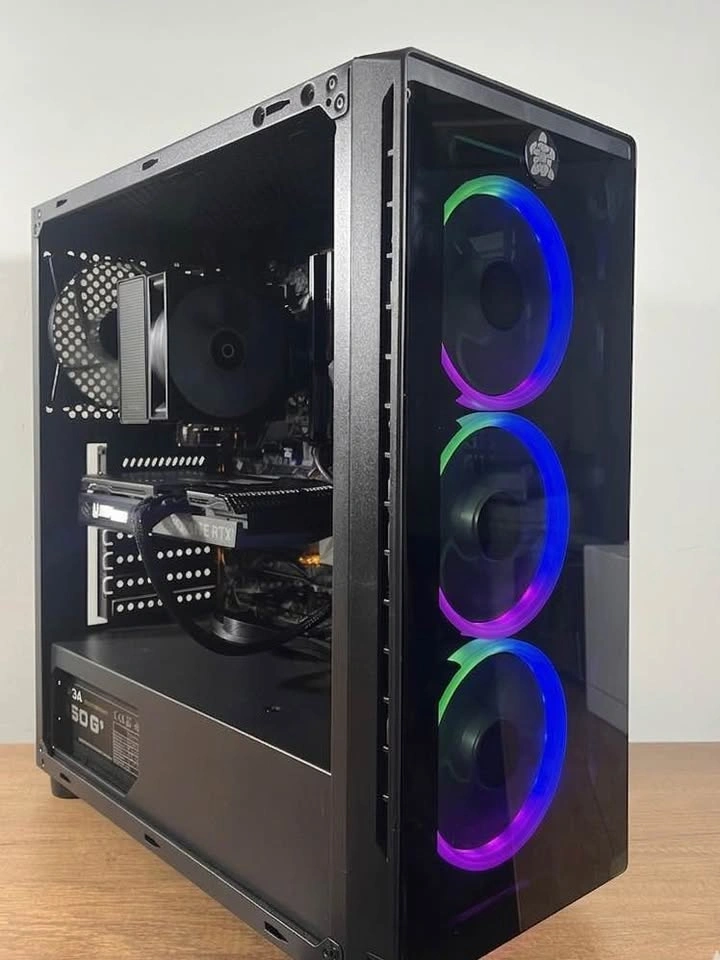 BLACK OUT PC RTX 3070 I7 9700K 32GB DDR4 - photo 2