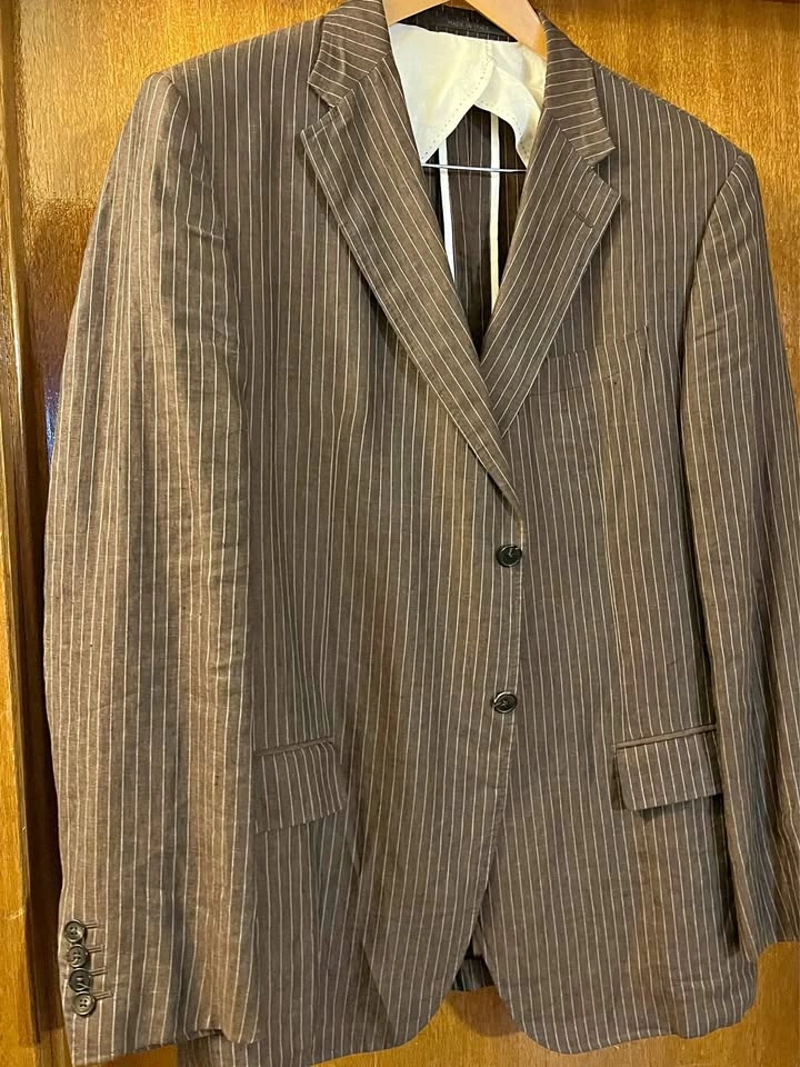 Bamford and Sons Italian Linen Sport Jacket Sz 46R Modern Fit