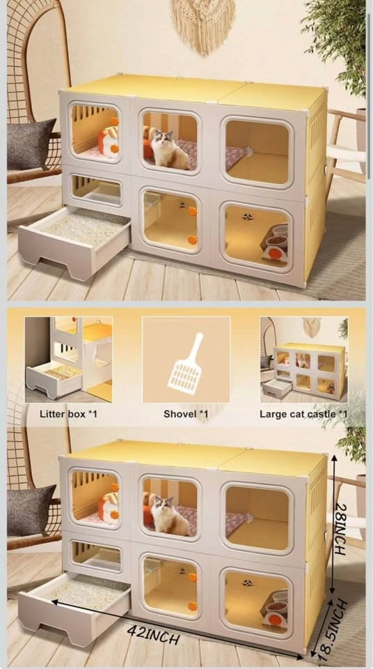 Modern Cat Condo / Modular Cat House (Good condition) - photo 2