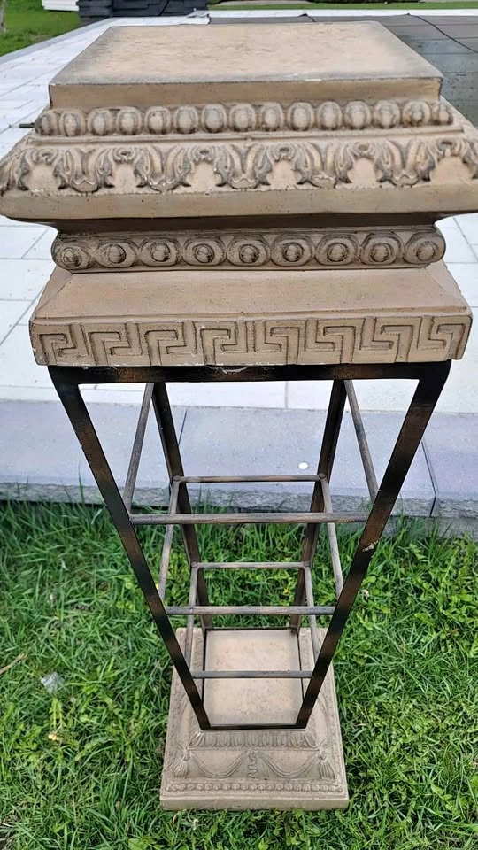 Decorative metal stand