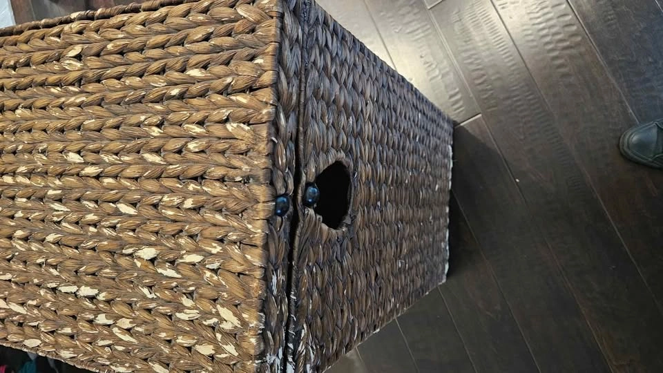 Laundry Hamper with Lid from Pier 1 - photo 4