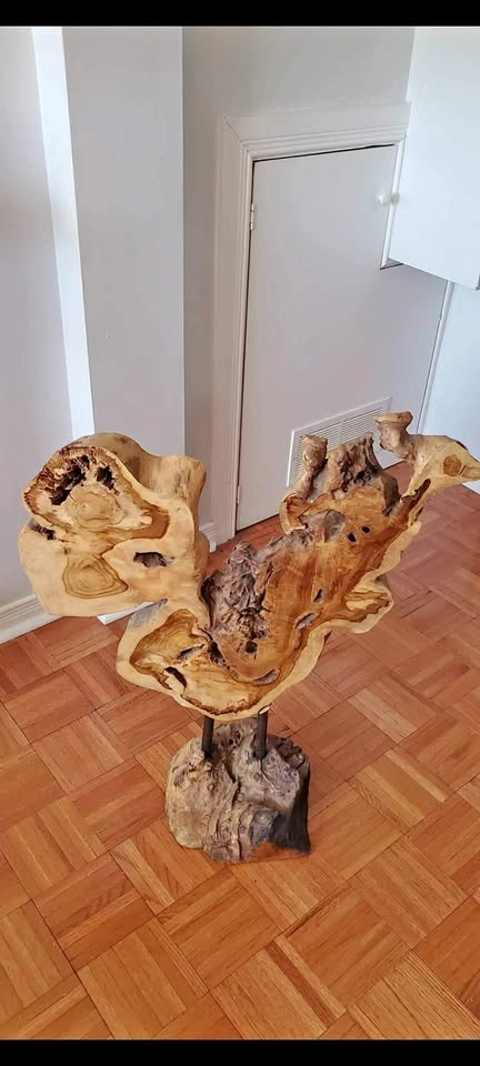 Wood centre piece